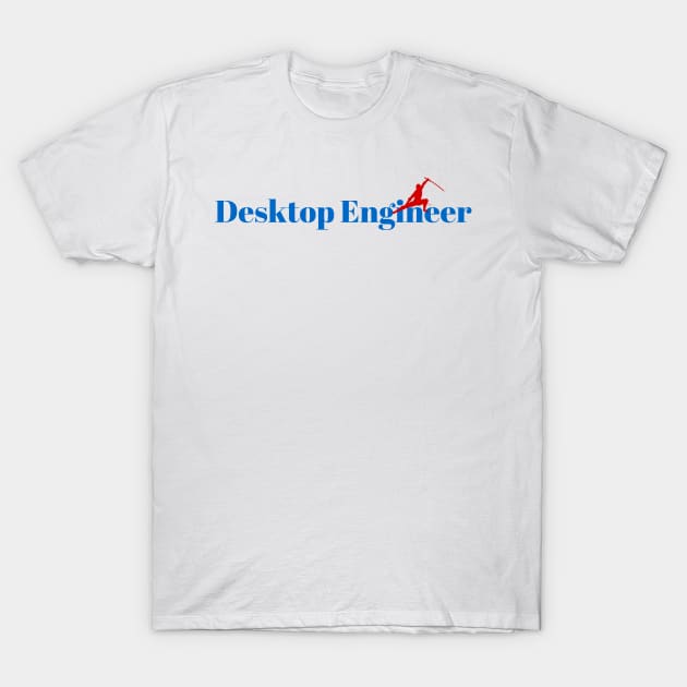 The Desktop Engineer Ninja T-Shirt by ArtDesignDE